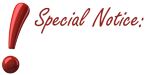 Special Notice